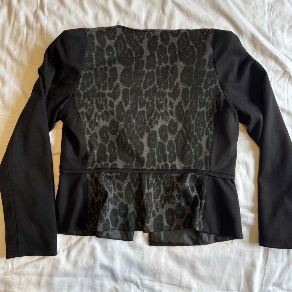 CYNTHIA ROWLEY Leopard Print Jacket SIZE L - Picture 10 of 11